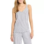 닉앤조 NICZOE 여성 나시 민소매 티셔츠 NIC ZOE Petite Pin Stripe Gauze Tank 여름 288855