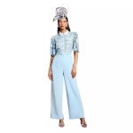 코스트 코스트 여성 점프수트 Coast Collared Lace 반팔 887001