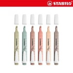 스윙쿨 네이쳐 형광펜 186베이지 1자루 STABILO