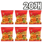 케이티알파쇼핑 달콤 고소한 옥수수스낵 난나나콘 50g X 20개 사무실 탕비실 간식