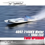 TFL Zonda Rc Boat Twin Drive V3 4092 Motor 180A ESC x 2140KV