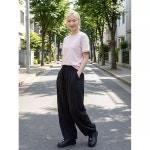 행텐 HANGTEN 여성 더블페이스 스트링 벌룬 팬츠 100 10570-138-402-07 10570-138-402-07 138804