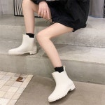 올마켓 여성장화 앵클 레인부츠 01첼시장화-블랙230 07첼시장화-크림240