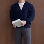 남자니트가디건 남성가을가디건 P0031-2XL