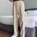 아레스 아레스 소프트 미니멀 세미와이드 슬랙스