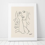 피카소 드로잉 No10 그림 액자 3호