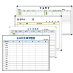 선영화이트보드 칠판박사 병원 한의원 칠판 화이트보드 현황판 도안보드 7번 입실 현황판 1200x600