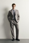 ZARA 울 레귤러핏 수트 팬츠 - 6565 830 814