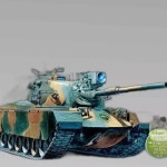 1대48 육군전차 유선 13302 모터구동 M48A5K