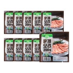 다향 훈제오리슬라이스 200g 10팩 총 2kg