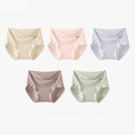 PETITBATH여성 팬티 캐릭터 자수 디테일 착용감 63-75kg 5종 세트 105 WZS60306 105