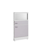 MDBM 간이 RENOPLAN 양면벨트 상부유리형 블럭파티션 칸막이 공간분리 H1354