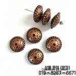 6개 22 아연 합금 앤틱 구리 대형 스페이서 비즈 DIY 쥬얼리 액세서리 H5305