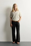 ZARA 라이오셀-코튼 스트레이트 핏 팬츠 - 6786 801 800 EU 40 KR 31