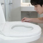 위생 변기커버 시트 일회용 공중화장실 사무실 여행 휴대용 10 P