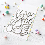 미니 메시지 클리어 스탬프 커팅 다이 어 조디악 감정 DIY Scrapbooking 장식 종이 공예에 대한 고무 B H7692