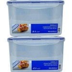 직사각용기 밀폐식품용기 4 5L 대용량 2입 세트