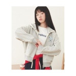 커버낫 커버낫 커버낫 COVERNAT X하이다나 플러피독 후드집업 Melange 5305