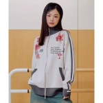 제로플래닛 제로플래닛 그래픽 니트 집업 Z25SOT03IV 160020