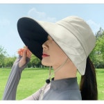 아지터 여성 방수 와이드 챙 UV차단 골프모자 1개