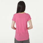 쿠아 나비 안경 여인 프린트티셔츠 QFTM231