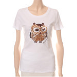 플라스틱아일랜드 빤짝 부엉이 티셔츠 PC2CH706