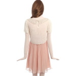 페이지플린 레이스 카라 기계 주름 쉬폰원피스 PC2-O026