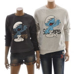 홀하우스 스머프 기본 맨투맨티셔츠 WB1TSU893