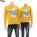 홀하우스 스머프 하우스 셋인 맨투맨티셔츠 WA3TSU894