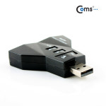 라이트컴 COMS USB Virtual 7.1채널 사운드 아답터(듀얼)