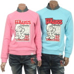 홀하우스 스머프 로고 맨투맨티셔츠 WD1TSU803