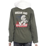 홀하우스 스머프 프린트 야상점퍼 WD2JPU162