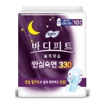 엘지생활건강 바디피트 볼록 맞춤 울트라날개 오버나이트 10P