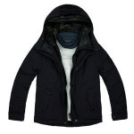 BSX 타슬란 후드 다운 점퍼 074511