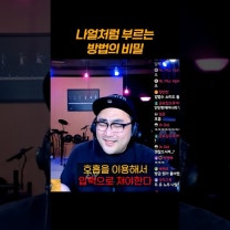 나얼처럼 노래를 부르는 방법