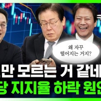 믿었던 호남마저?...다급해진 이재명 "민주당 지지율 분석해달라" 비명계는 '꿈틀' [사이다정치쇼]