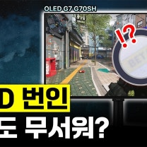 OLED 모니터 번인 온다며?