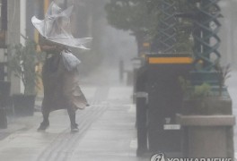 난마돌, 일본서 하루 726mm 폭우…하천 수십 곳 범람 위험
