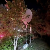인천서 발견된 북한 오물 풍선