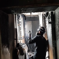 부산 아파트 19층서 불…인명 피해 없어