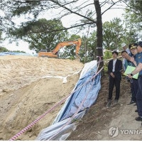 집중호우 대비 현장 점검하는 윤승영 대전경찰청장