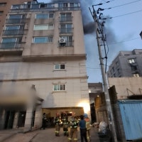 화성 10층짜리 아파트서 불…대응 1단계 발령 진화 중