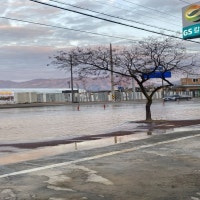 광주 본촌동 배수관 누수…보수 중