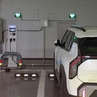 지하 주차장 전기차 화재 예방 시설 주목…광주 첫 도입