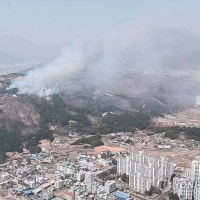 울주 언양 산불 1단계 발령…일대 마을·아파트 대피령