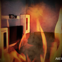 불멍용 난로에 에탄올 붓다가 아파트 불…10여명 대피