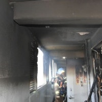 대구 북구 아파트서 불… 4명 연기 흡입