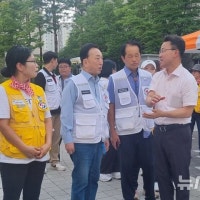 한전 인천본부, 청라 전기차 화재 아파트 복구 지원