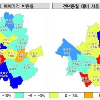 공인중개사협회 통계선 8월 서울 아파트 매매가격 4.5% 하락