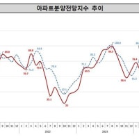 아파트 분양시장 전망 악화…수도권 25.4p 대폭 하락